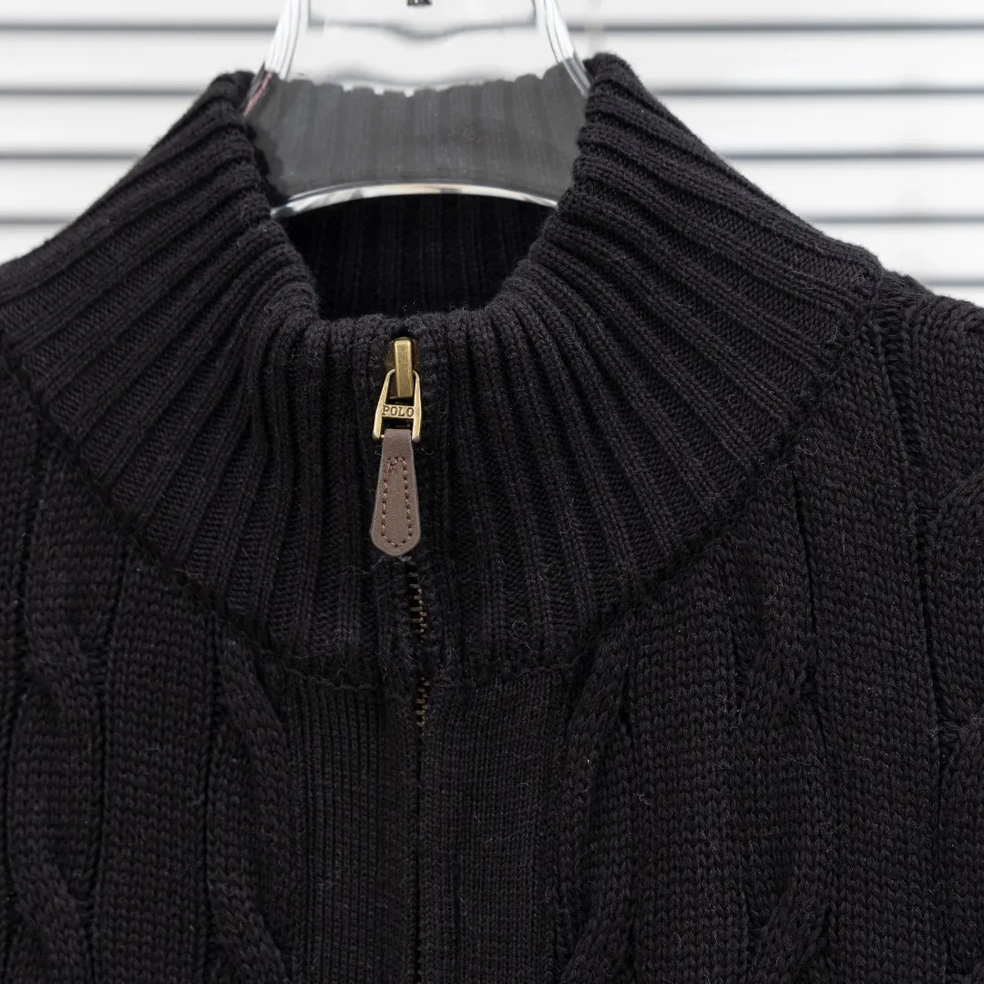 P320 top version (different currencies). You can scan the code to enter the official website. Style: Ralph Lauren POLO Ralph Lauren small label embroidered knitted old money style zipper cardigan jacket. Color: Picture color. Size: S-XL. Fabric: pure cotton. Accessories: full set of customized accessories. No gender distinction. Same style for men and women.